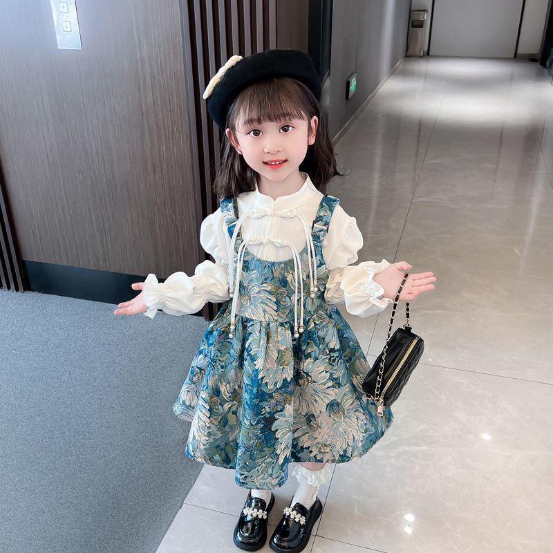 Autumn Baby Girl Lolita Princess Two-Piece Dress Set