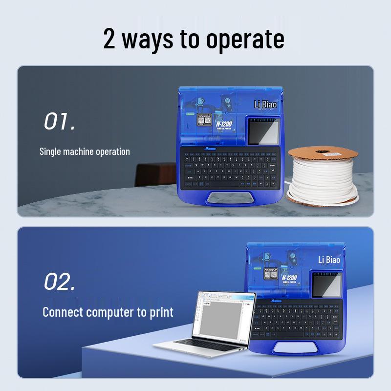 Li Mark N-1200 Wire & Heat Shrink Tube Marker Printer