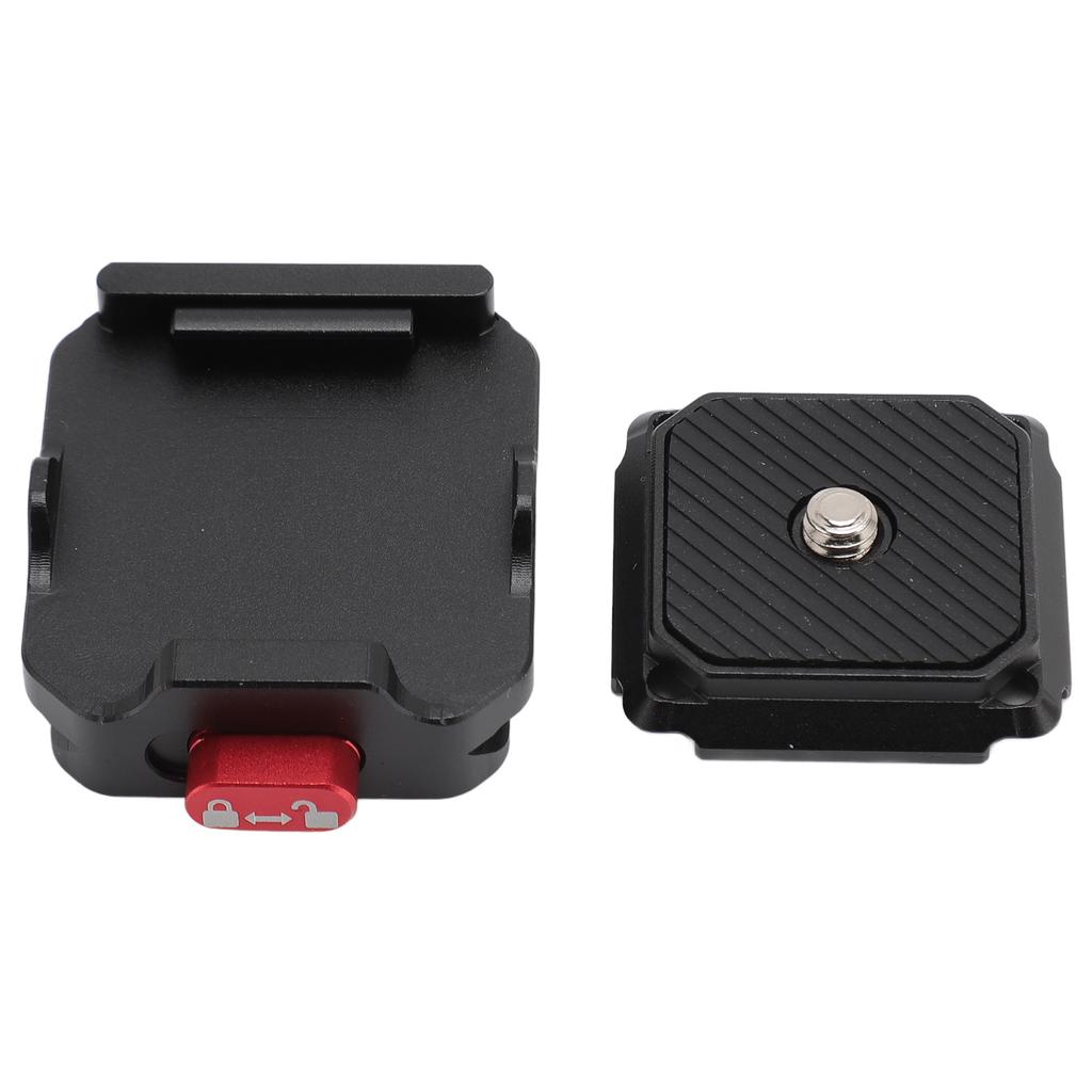 Camera Quick Release Plate Aluminum for Arca 1 4inch 3 8inch Thread QR Camera Mount Plate for DSLR Camera Stabilizer