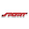 SHNU9 3D Metal Sport Logo Rear Trunk Emblem Badge Stickers Car Styling Accessories For Ford Focus Mondeo Explorer FIESTA EDGE