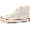 Medium and High-top Canvas Shoes Women's 2025 Spring Popular Versatile Casual Black Board Shoes Inner Height Increase Thick Sole Classic Little White