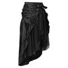 Plus Size Retro Gothic Crop Top Skirt For Women - Dance Skirt - Stylish Half Skirt