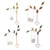 Rooted in Love Swing Sculpture Iron Hanging Swing Wall Decor Rustic Farmhouse Wall Art for Bedroom Living Room Housewarmings Gift for Couple