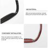 For 2015+ Dodge  Challenger Dodge Charger Steering Wheel Cover Trim Carbon Fiber