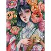 5D DIY Diamond Painting Kit Manga Woman Art Diamond Embroidery Rhinestones Decorations for Home