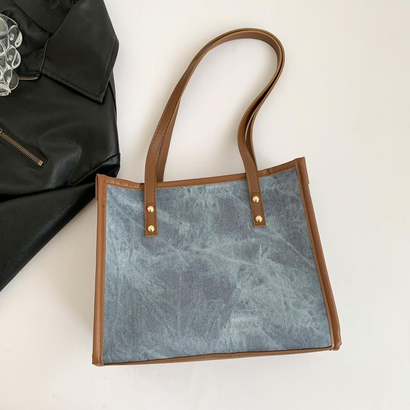 Stylish Large Capacity Single Shoulder Bag For Women Trendy Casual Vintage Tote