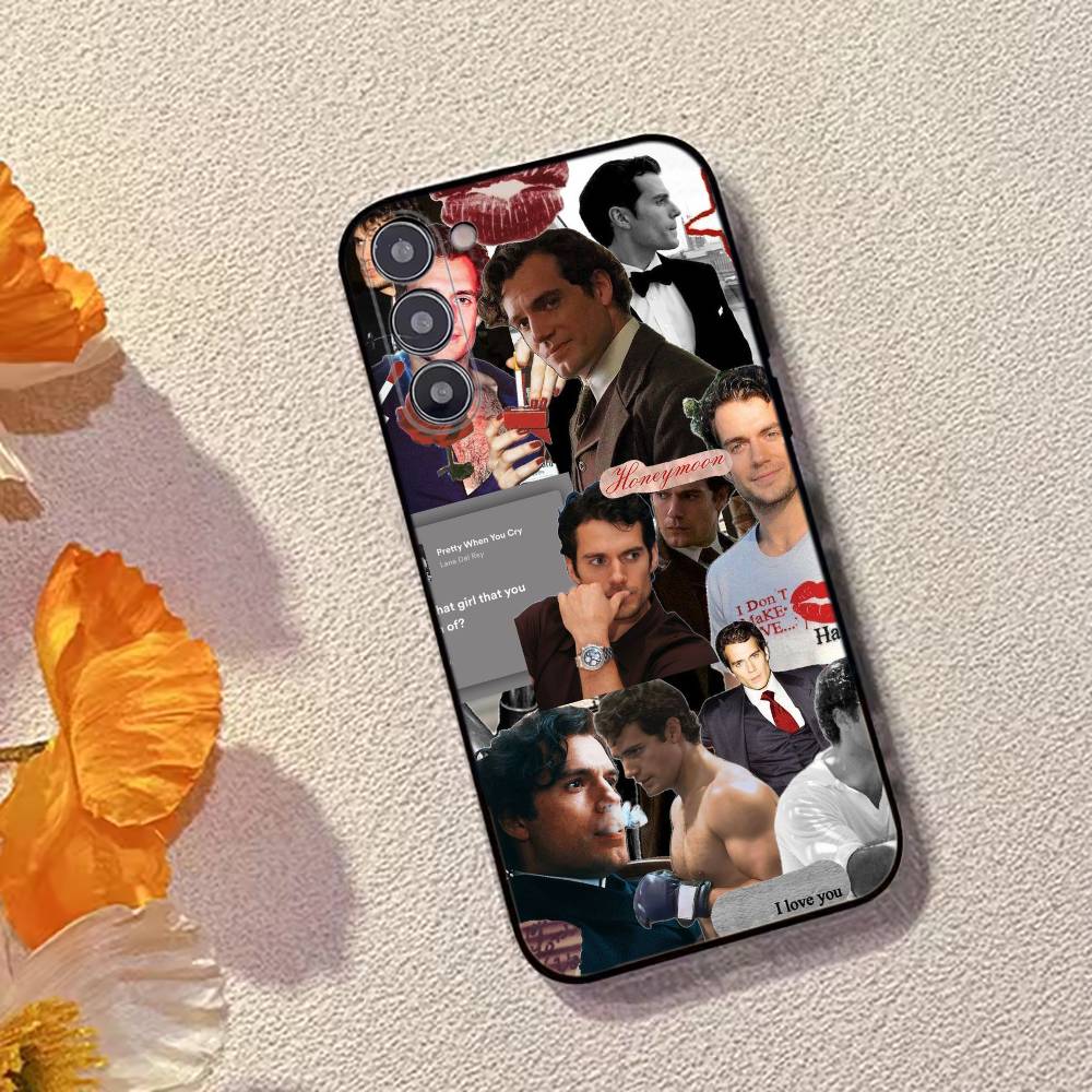 Actor H-Henry C-Cavills Phone Case For Samsung Galaxy A73,A72,A71,A70,A53,A52,A51,Soft Silicone Black Cover