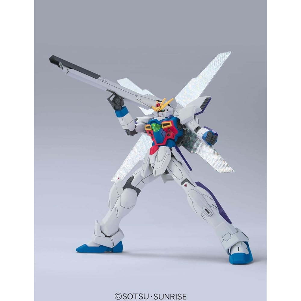 HGAW Gundam X GX-9900 1/144 Scale Model Kit with Color Separation, Foil Stickers, Assembly Instructions