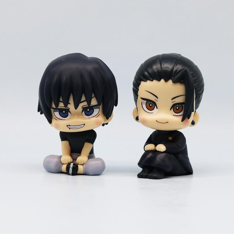 Q Version Jujutsu Kaisen Figures Cute Yuji Itadori Gojo Satoru PVC Action Figures Anime Figure Model Toys Collection Doll Gift