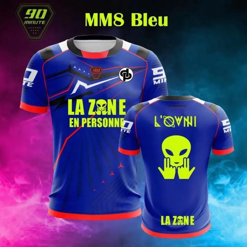 Nové letní pánské tričko Maillot 90 Minute Toto & Ninetta Oboustranný potisk Krátký rukáv Nadměrná velikost Prodyšné Rychleschnoucí Top