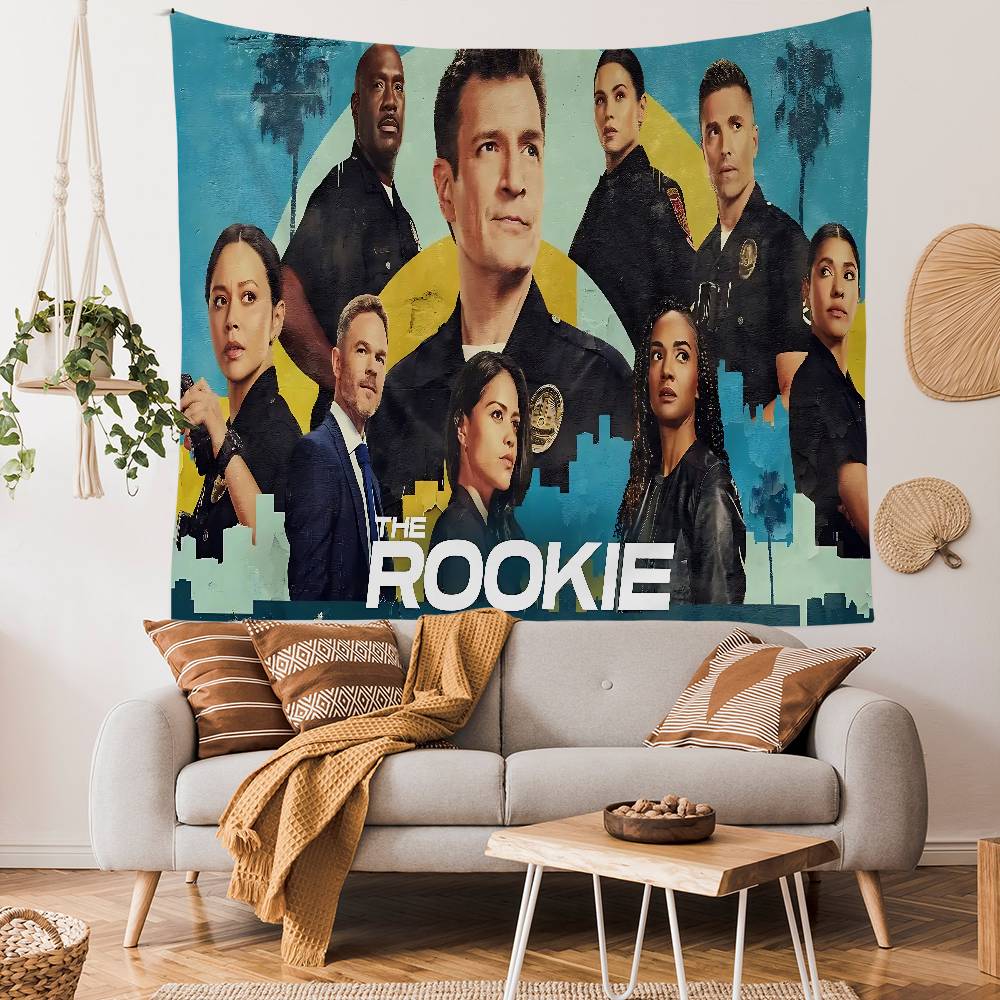 Movie The RRookie Cartoon Tapestry Art Science Fiction Room Home Decor Wall Hanging Sheets