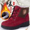 Winter Women's Cotton Shoes Comfortable Boots 2025 New Short Tube Thick-soled Warm Martin Boots Piled Thickened Snow Boots