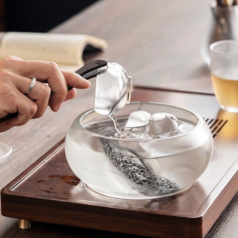 Tea Cycle Ink Glaze White Jade Kung Fu Tea Set