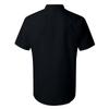 Men's Linen Short-sleeved Casual Shirt Collarless Standing Collar Summer Top