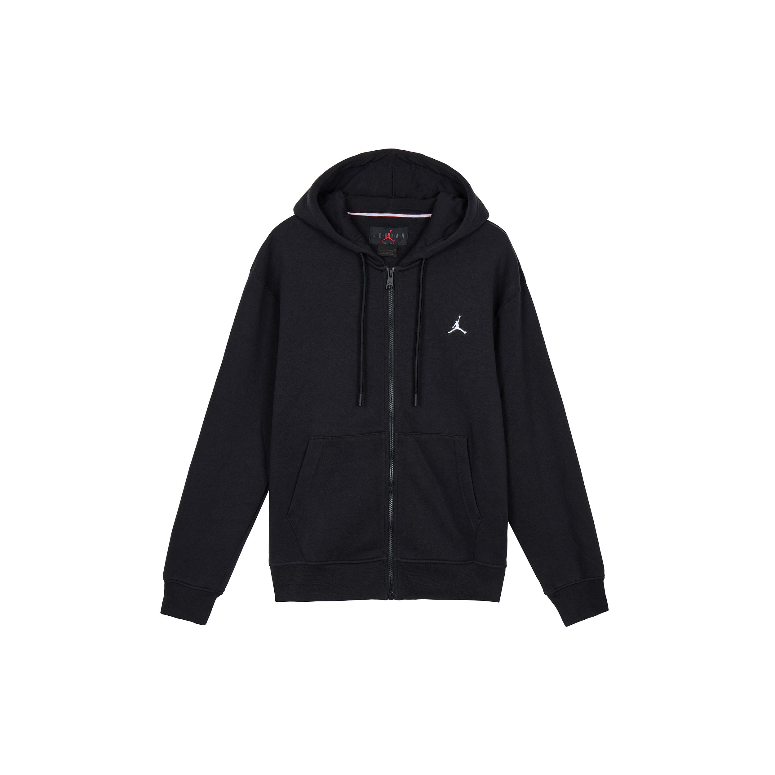 

Jordan FW22 Толстовка с капюшоном на молнии с вышитым логотипом и флисовой подкладкой, мужская толстовка с капюшоном, черная DQ7351-010 L
