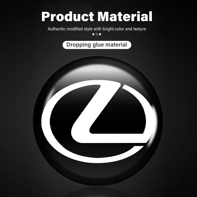 2026 Hot Interior Stickers For Lexus GX470 LS400 LX470 LX570 RC350 UX250h ES350 RX450h 8pcs Car Door Keyhole Cover Sticker Unive JM3