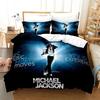 Michael Jackson 3D NOWA Poszewka na kołdrę Poszewka na poduszkę Komplet pościeli Dorosły Chłopiec Dziewczynka Dekoracja sypialni Dzieci Pojedyncze Podwójne Duże