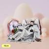 Korean Anime Champagne and Roses Acrylic Stand Cartoon Figures Zheng Yiyuan Standing Desktop Collection For Students Prize 15CM