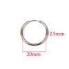 10 Stück 316L Edelstahl Creolen Ohrringe Damen Herren Punk Hiphop Kreisförmige Ohrstecker Ring Schmuck Goldfarbe Zubehör Großhandel