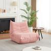 Chenille Raupe Polster-Sofa, Bodennaher Sessel, Kamin-Sessel, für Wohnzimmer, Schlafzimmer, Spielzimmer und Büro