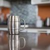 Stainless Steel Beer Mug 550ml Beer Mug Double Layer Insulated Tea Cup Water Cup Drink Thickened - CHUNCC