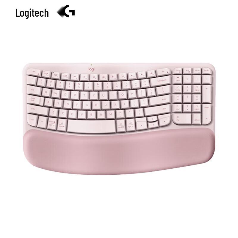 

Logitech Wave Keys Ergonomic Wireless Bluetooth Keyboard