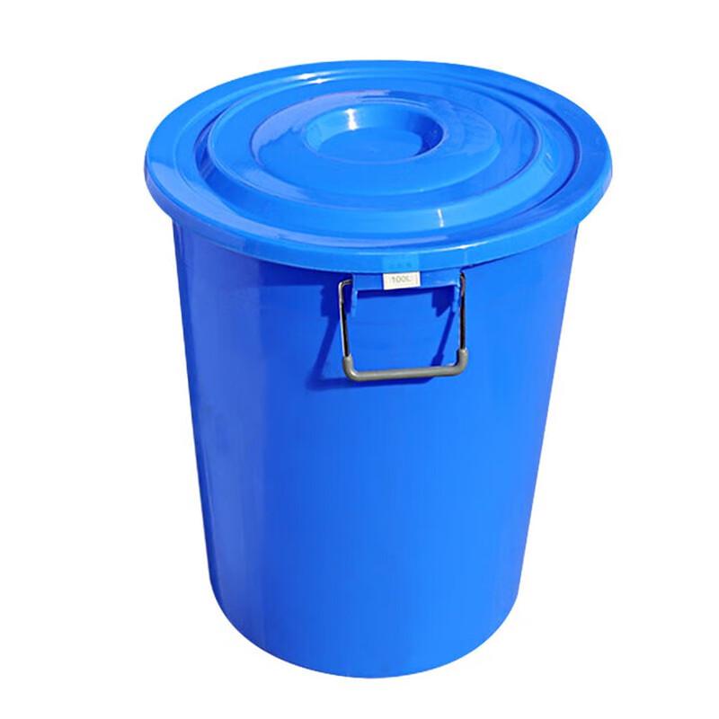 JunChu Thickened Industrial Plastic Storage Bucket with Lid