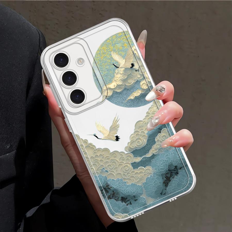 Phone Cover Case for Samsung Galaxy A57 A34 A35 A36 A37 A56 A26 A24 A52 A54 A15 A52 A17 A25 A51 A14 A16 A55 A31 A23 Mountain Art
