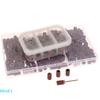 75/210pcs/Box Sanding Cap Bands For Electric Manicure Machine 180/120/80 Grit Nail Drill Grinding Bit Files Pedicure Tool Set