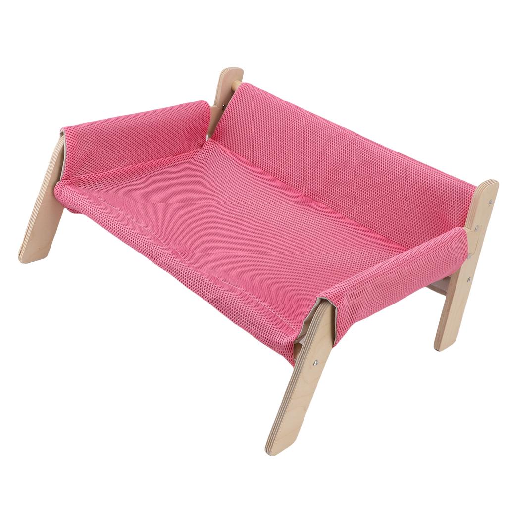 Elevated Cat Couch Wood Structure Stable Support Relaxing Strong Load Capacity Cat Sofa Bed for Home