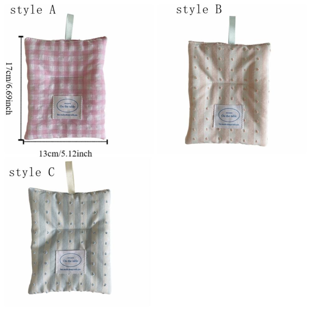 Ins Style Grid Pattern Coaster Portable Cotton Cloth Insulation Pad Drink Coasters  Home Decoration