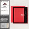 A5 Multi-Function Notebook Gift Set with USB & Wireless Charger - Customizable Logo Option