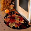Autumn Door Mat - Non-Slip Half-Round Floor Mat  Durable Polyester Door Mat for Home Decoration, Door Mats for Home