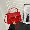 Popular Solid Color Women's Bags Hundred Crossbody Bags Premium Sense Handbags Female