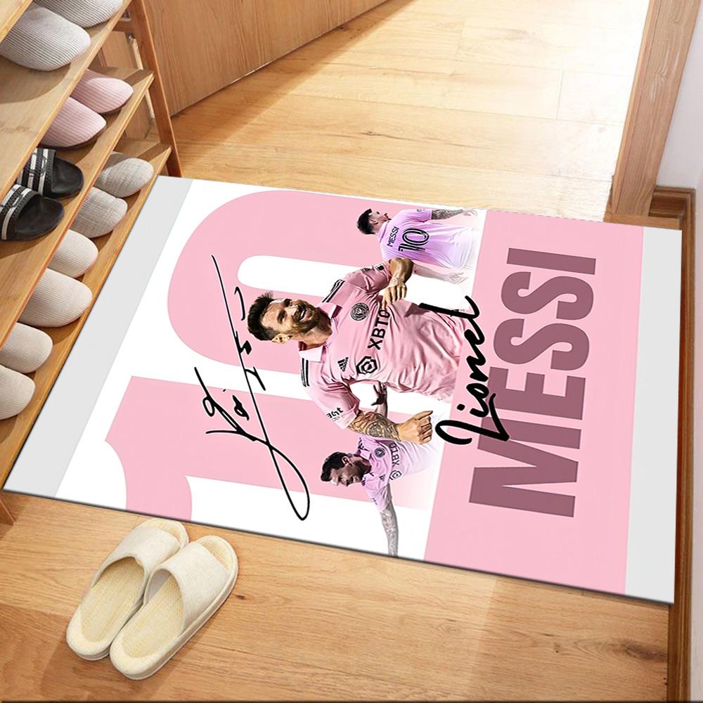 Messi's Iconic Number 10 Square Rugs Are a Great Choice for Living Rooms, Bedrooms, Home Décor, and As Gifts.