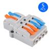 1 In Multiple Out Quick Wiring Connector Universal Splitter Wiring Cable Push-in Can Combined Butt Home Terminal Block SPL 222