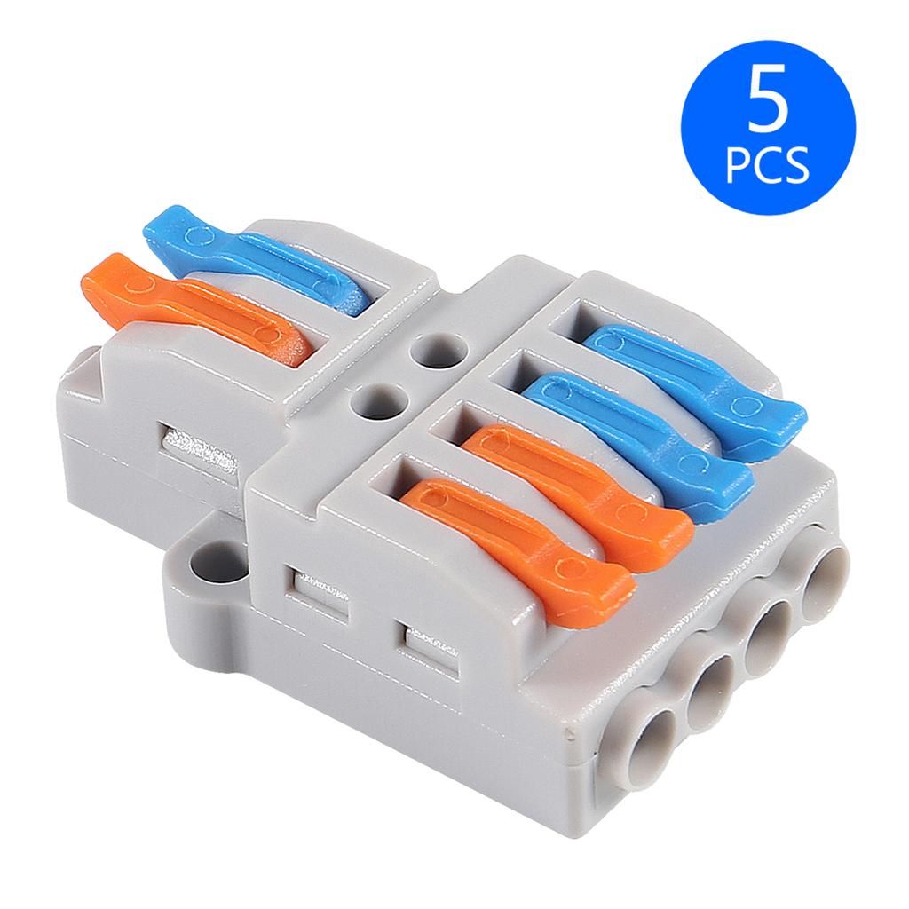 1 In Multiple Out Quick Wiring Connector Universal Splitter Wiring Cable Push-in Can Combined Butt Home Terminal Block SPL 222