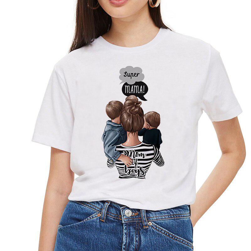 Buy Super Mama T Shirt Mom And Children 