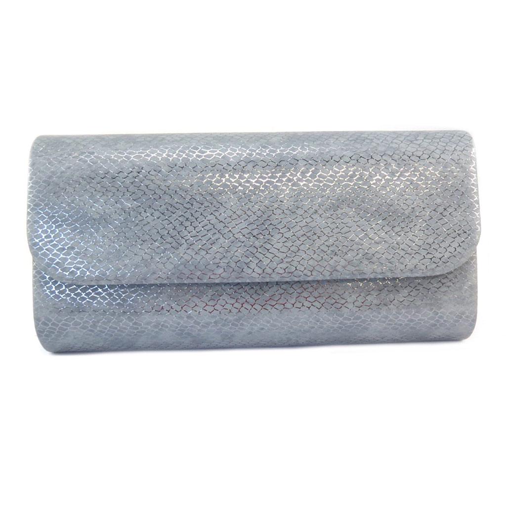 Les Trésors De Lily [P1844] - Kika Gri Portföy Çanta - 25,5x13x6 cm