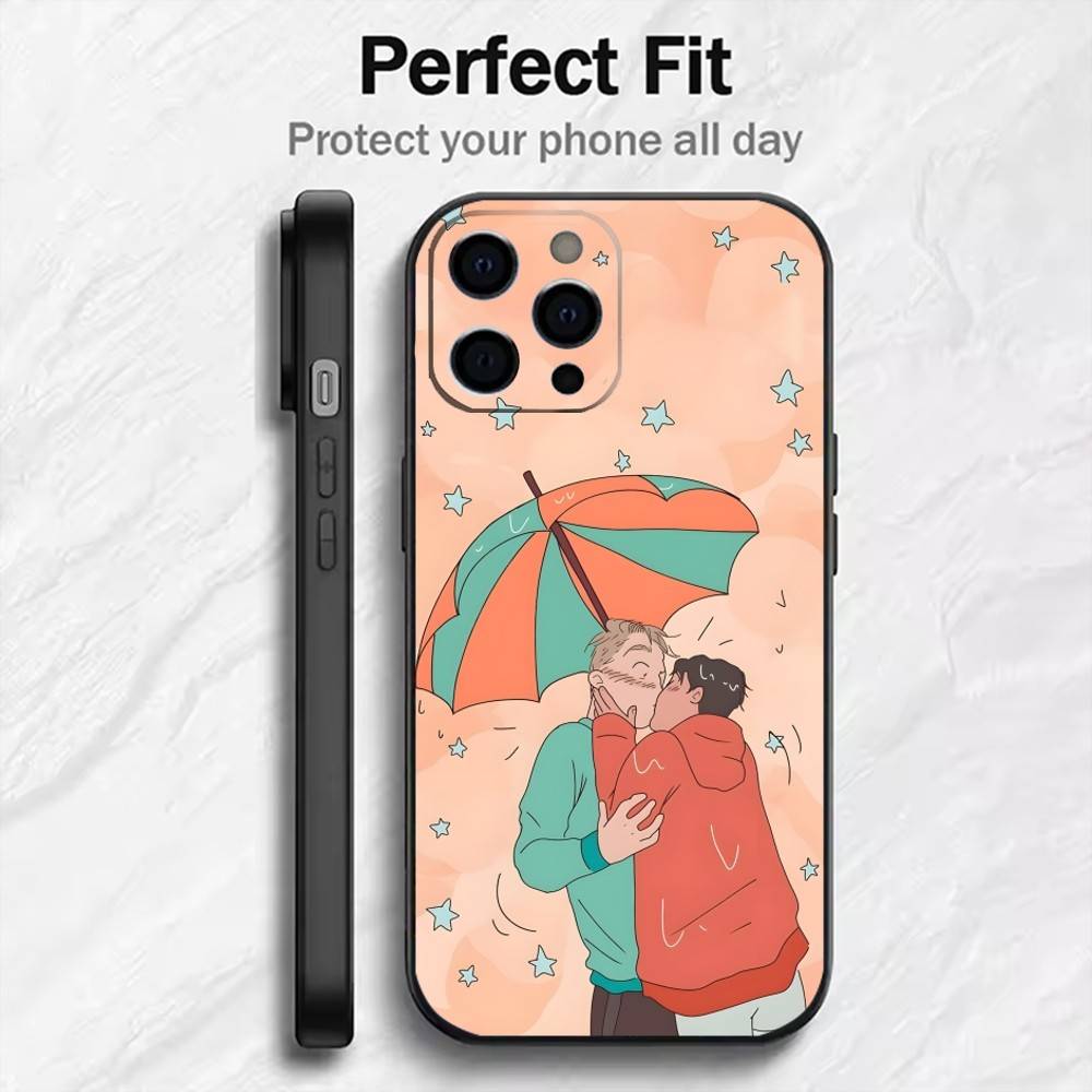 TV H-Heartstopper Nicks Phone Case For iPhone17,16,15,14,13,12 Plus,Max Soft Silicone Black Cover