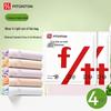 FitonTon Women's Disposable Mid-Rise Seamless Cotton Briefs (4-Pack)