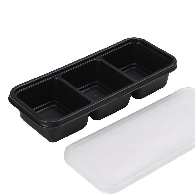 Churong Rectangular 3-Compartment Bento Lunch Box 600ml