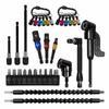 105° Screwdriver Bit & 360° Universal Joint Extension Rod with Colored Steel Ball Joint
