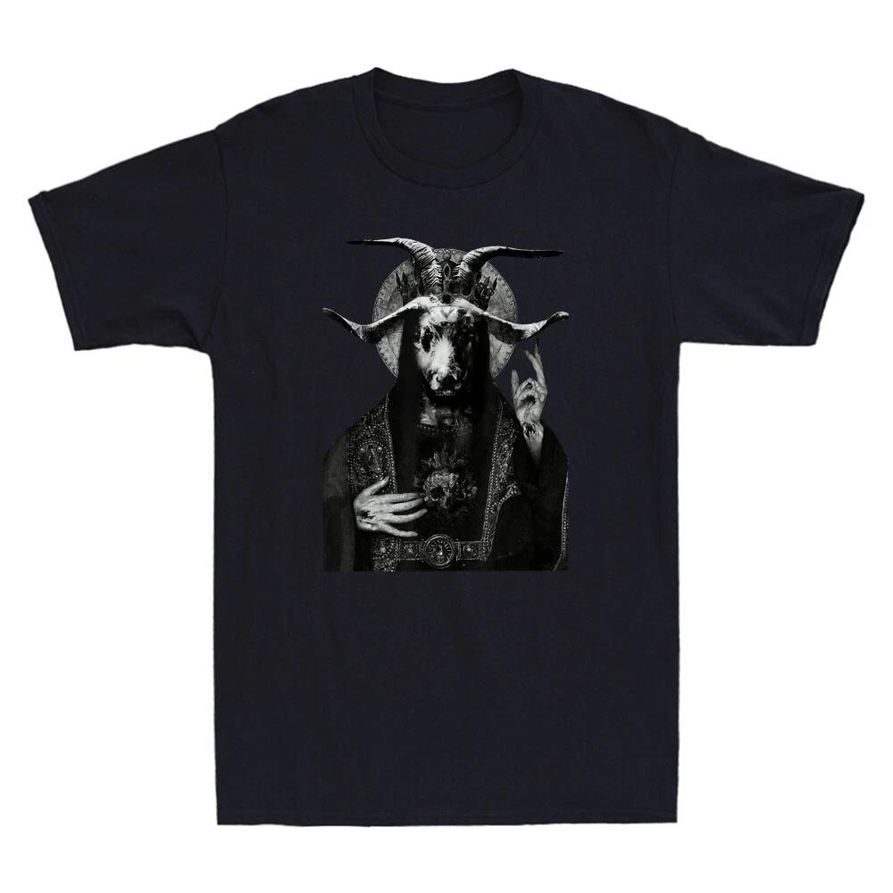 Occult Gothic Dark Unholy Witchcraft Grunge Emo Horror Graphic Men s T-Shirt Tee XXL