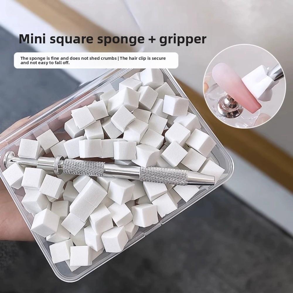 Soft Gradient Nail Sponge Set High Rebound Nails Smudge Nail Brush Tool  Pedicure