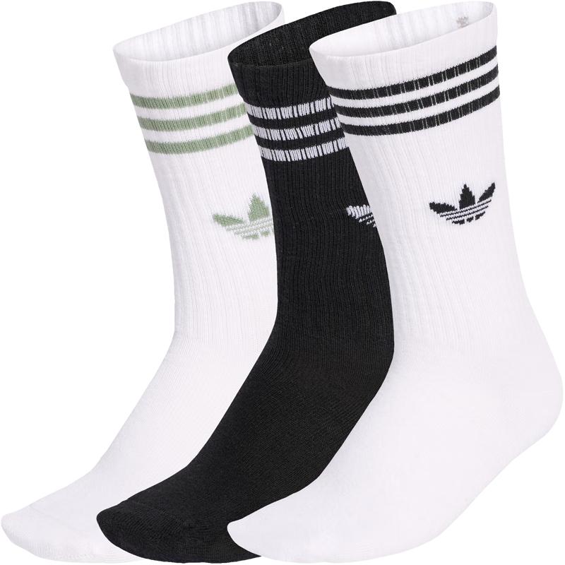 

Adidas Детские классические спортивные носки средней высоты с 3 полосками, 3 пары KXL