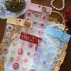 1pc Rose Garden Flat Stickers, Wax Seal Effect Decals, 3D Envelope Sealing Journal Supplies