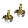 NEW 2pcs Full Size Long Split Shaft Potentiometers A500K / B500K/A250K /B250K Pots Tone Volume Control for Guitar Bass