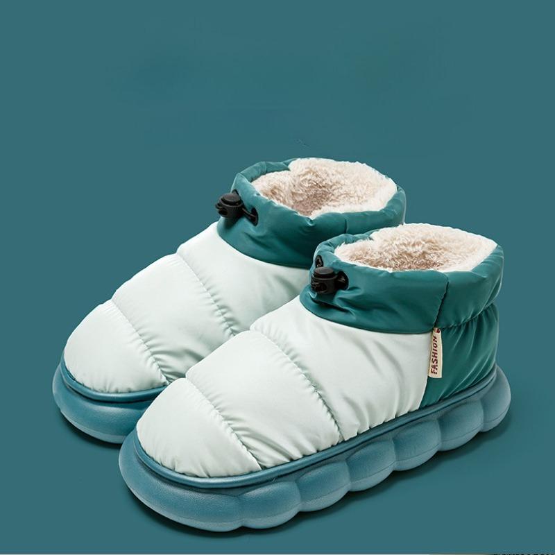 Winter Boots for Women Chunky High Heels Ladies Shoes Thick Platform Waterproof Comfortable Soft Warm Fur Female Snow Boot