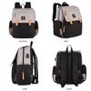 Lequeen Nappy Backpack Bags Mummy Large Capacity Bag Mom Baby Multi-function Waterproof Outdoor Travel Diaper Bags for Baby Care